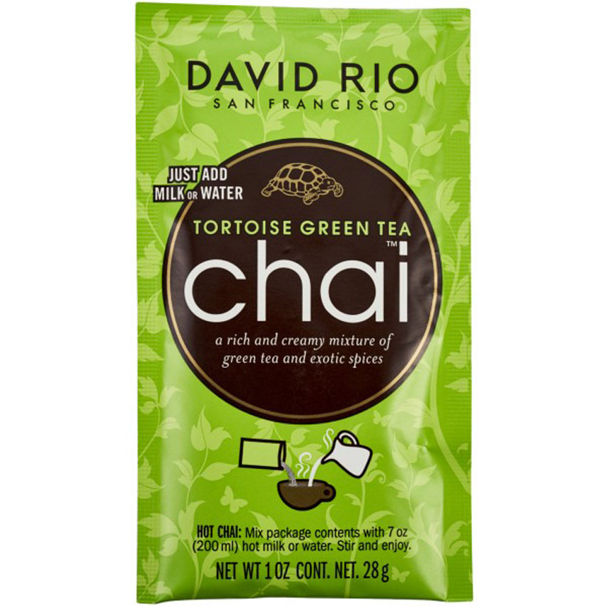 David Rio Tortoise Green Tea Chai Sachet